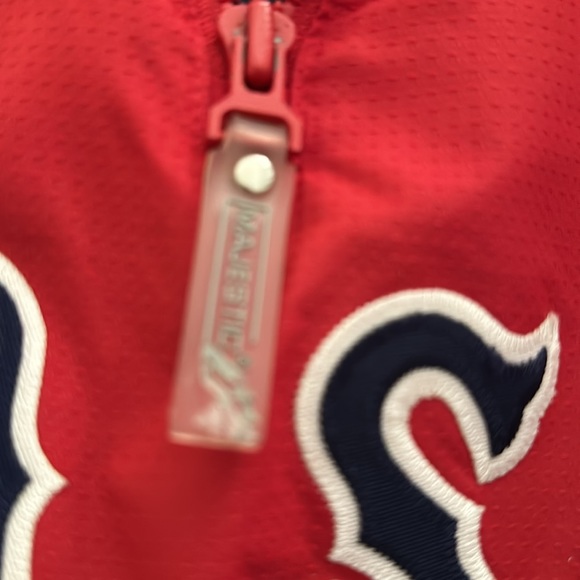 Authentic majestic Red Sox pullover jacket - Picture 3 of 5
